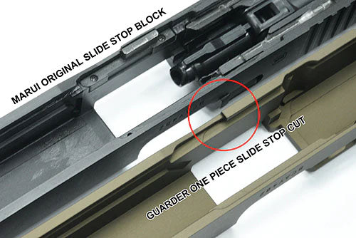 Guarder Aluminum CNC Slide for Marui TM G19 Gen4 GBBP ( FDE )