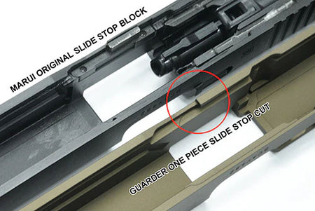 Guarder Aluminum CNC Slide for Marui TM G19 Gen4 GBBP ( FDE )