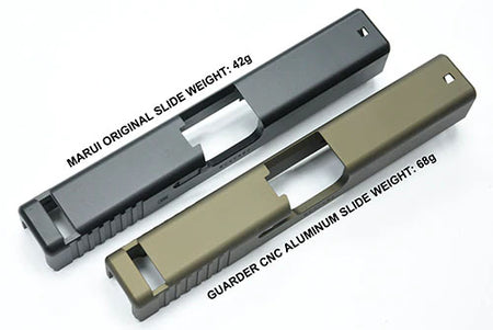 Guarder Aluminum CNC Slide for Marui TM G19 Gen4 GBBP ( FDE )