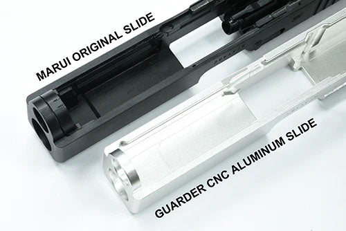 Guarder Aluminum CNC Slide for Marui TM G19 Gen4 GBBP ( Silver )