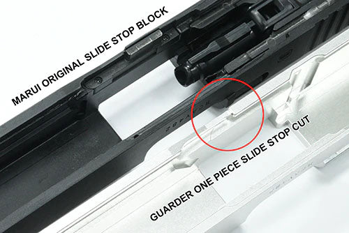 Guarder Aluminum CNC Slide for Marui TM G19 Gen4 GBBP ( Silver )