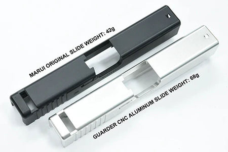 Guarder Aluminum CNC Slide for Marui TM G19 Gen4 GBBP ( Silver )