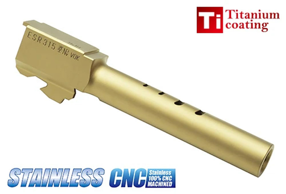 Guarder CNC Steel Outer Barrel for TM Model 18C ( Titanium Gold )