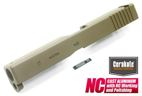 Guarder Aluminum Slide for Marui Model17 (Cerakote FDE)