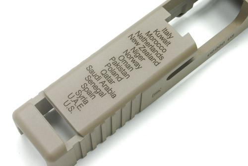 Guarder Aluminum Slide for TM Model 17 Desert Storm (Cerakote FDE)