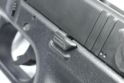 Guarder Extended Slide Stop for Marui G Model (Stainless Silver)