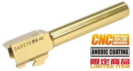 Guarder Aluminum CNC Titanium Golden Outer Barrel for Marui G17