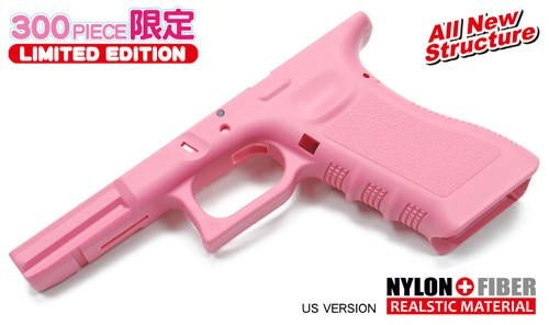 Guarder Original Frame for TM / KJ / Stark Arms Model 17 / 18C, UMAREX G17 GBB ( US. Pink ) - 2018 New Ver.