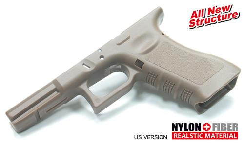 Guarder Original Frame for TM / KJ / Stark Arms Model 17 / 18C, UMAREX G17 GBB ( US. FDE ) - 2018 New Ver.