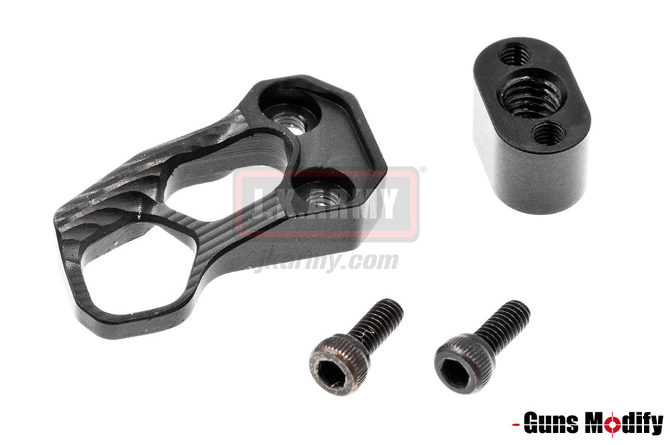 Guns Modify Aluminum CNC Magazine Release Extension ACXMR Style ( MWS / WA )-Red-WA