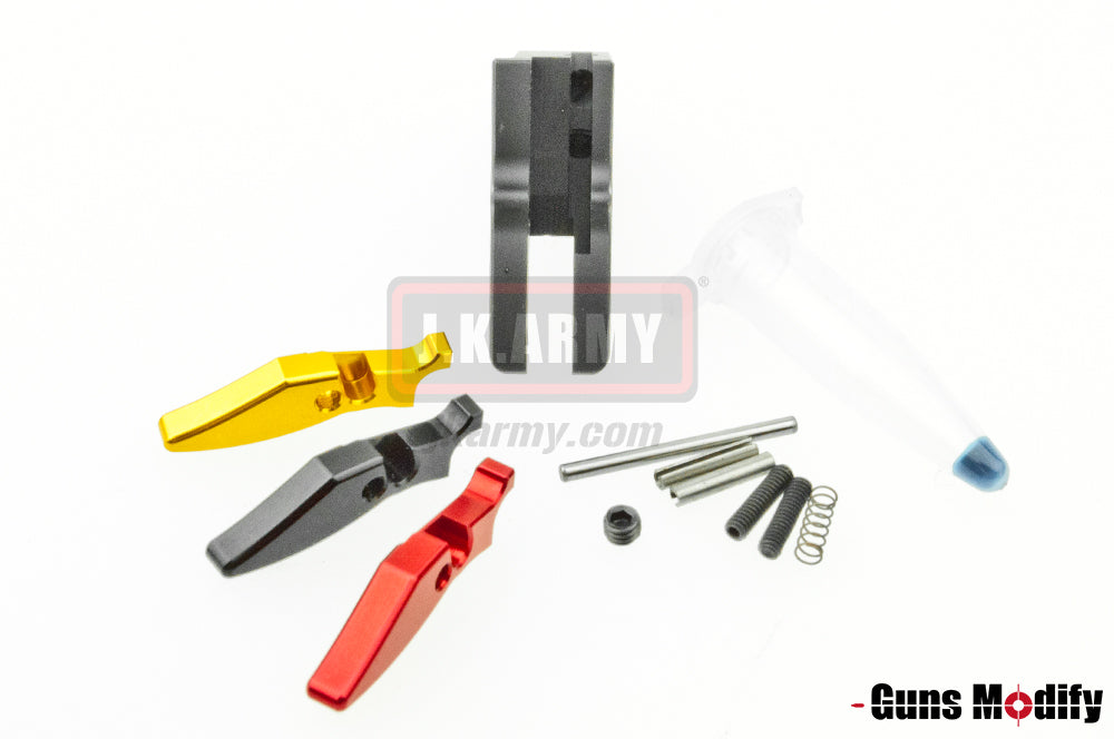 Guns Modify S Style 6061Aluminum Adjustable Trigger ( Black )