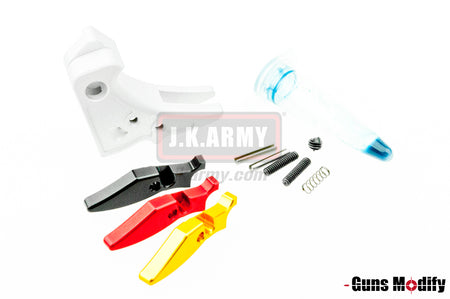 Guns Modify S Style 6061Aluminum Adjustable Trigger ( Silver )