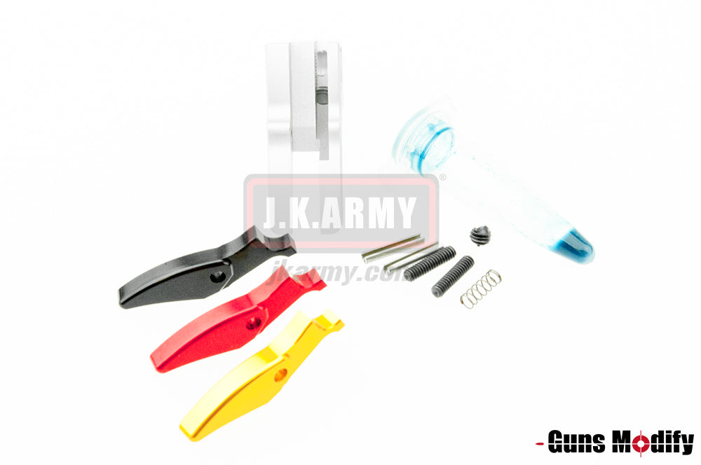 Guns Modify S Style 6061Aluminum Adjustable Trigger ( Silver )