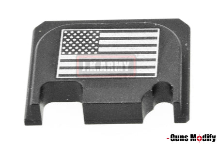 Guns Modify 6061Aluminum CNC GBBU Rear Plate for Model G Series G17 etc. ( GM0049-22 )