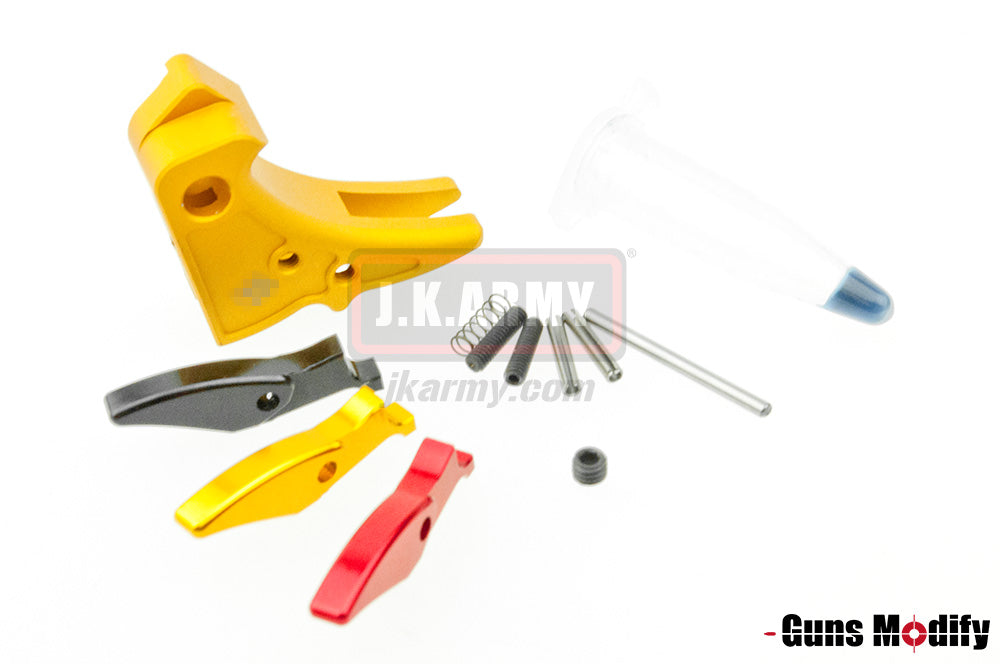 Guns Modify S Style 6061Aluminum Adjustable Trigger ( Gold )