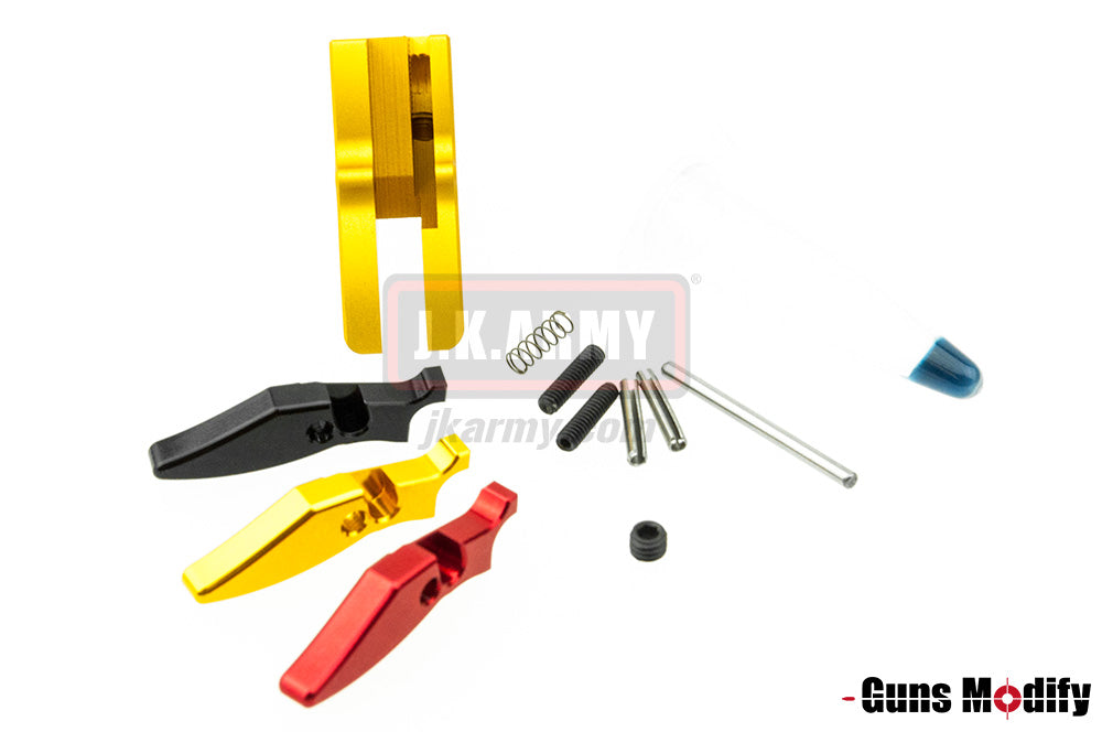 Guns Modify S Style 6061Aluminum Adjustable Trigger ( Gold )