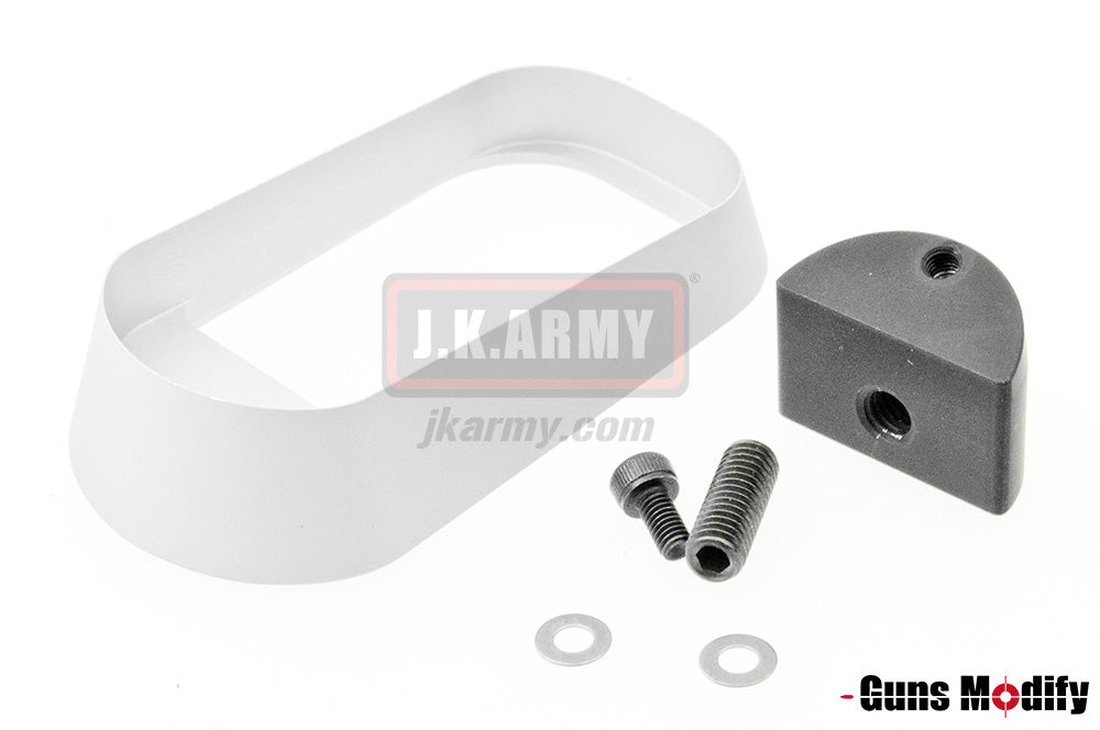 Guns Modify Sentinel Magwell For TM Model 17/18 ( Silver )