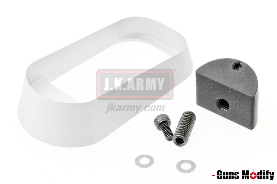 Guns Modify Sentinel Magwell For TM Model 17/18 ( Silver )