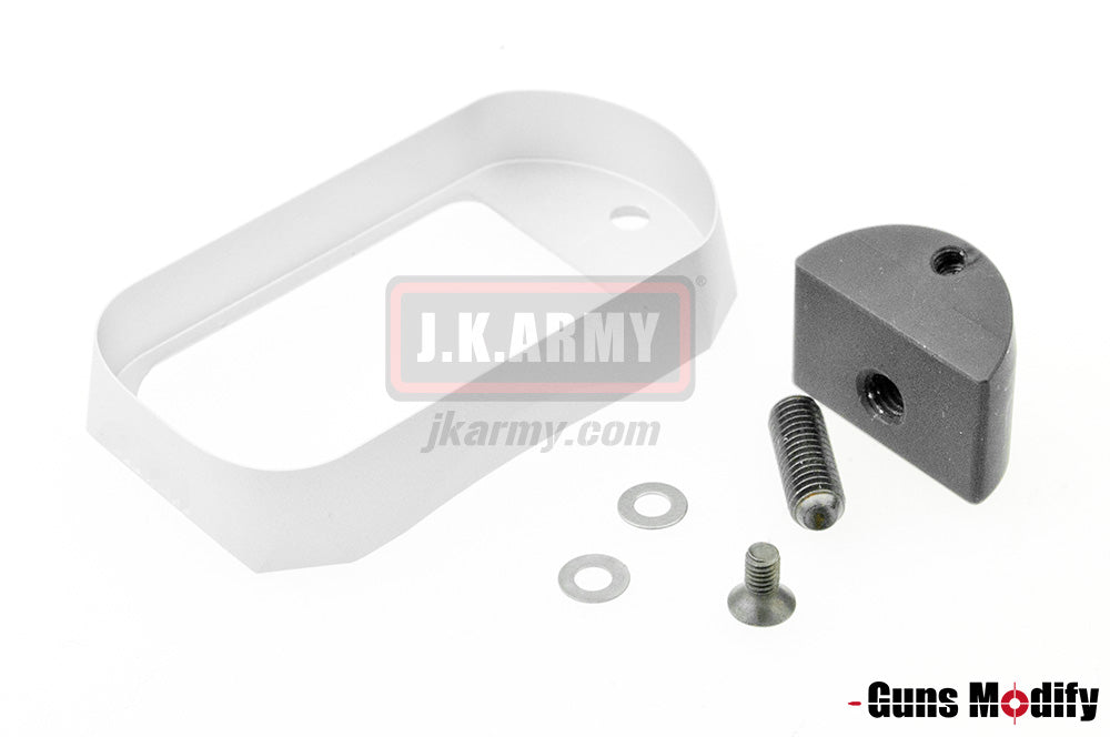 Guns Modify S Style Magwell For TM Model 17/18 ( Silver )