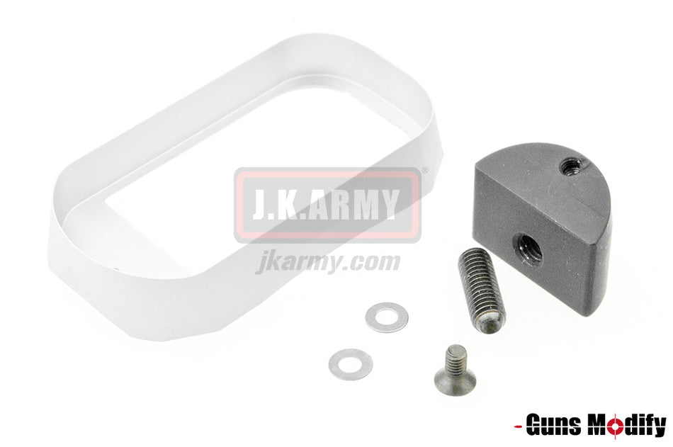 Guns Modify S Style Magwell For TM Model 17/18 ( Silver )