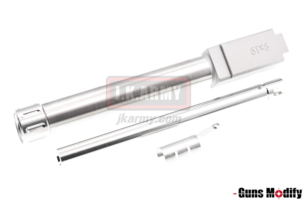 Guns Modify KM G17 Stainless Steel thread barrel For TM G17 ( Silver )