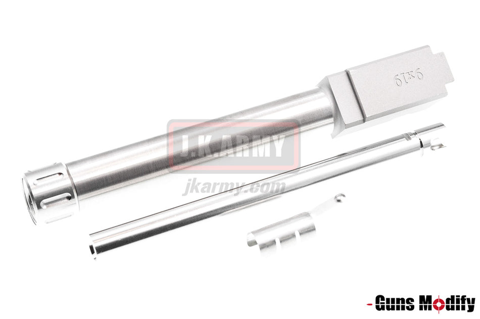 Guns Modify KM G17 Stainless Steel thread barrel For TM G17 ( Silver )