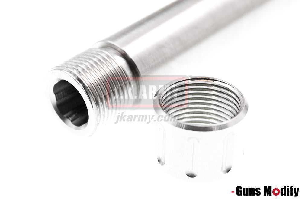 Guns Modify KM G17 Stainless Steel thread barrel For TM G17 ( Silver )