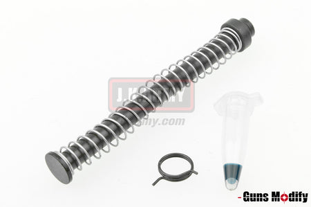 Guns Modify 125% Steel Recoil Guide Rod Set For TM G17/18/34 - QPQ Process Black