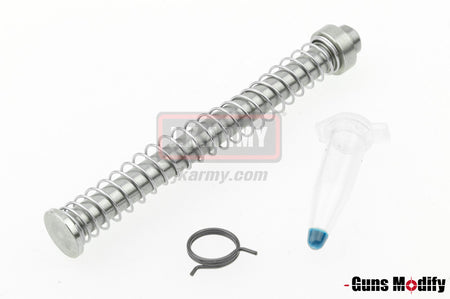 Guns Modify 125% Stainless Steel Recoil Guide Rod Set For TM G17/18/34 ( Silver )