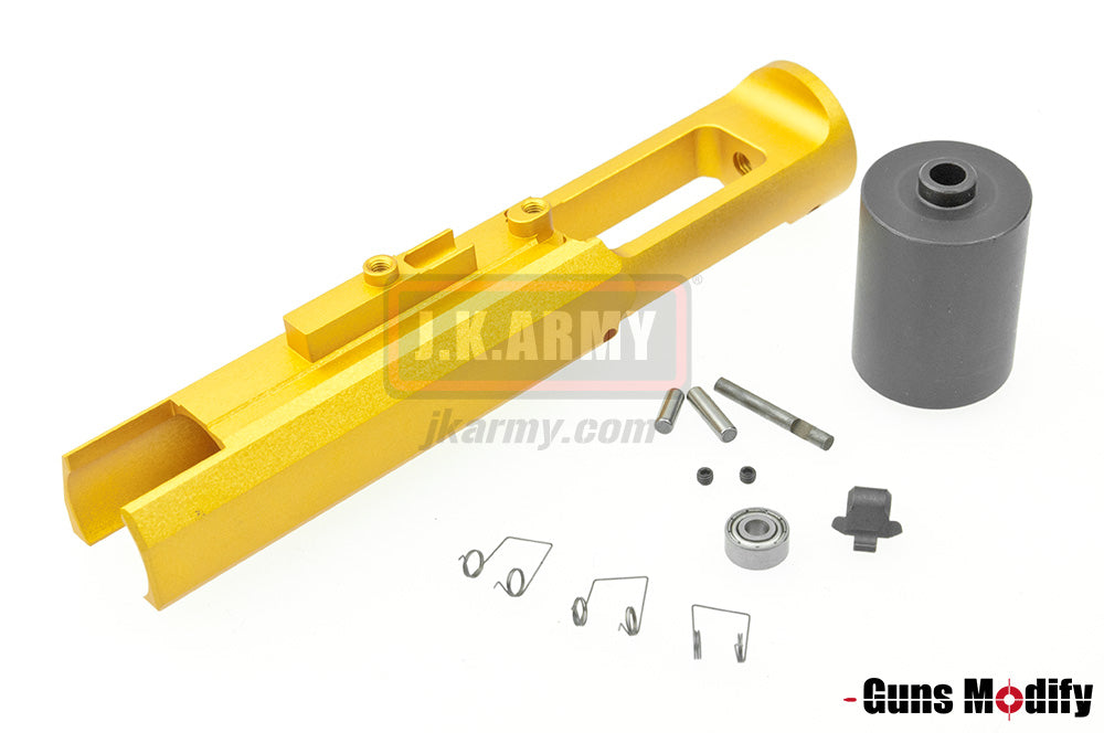 Guns Modify 7003T6 Aluminum CNC Speed Zero Bolt Carrier For TM MWS M4 ( Gold )