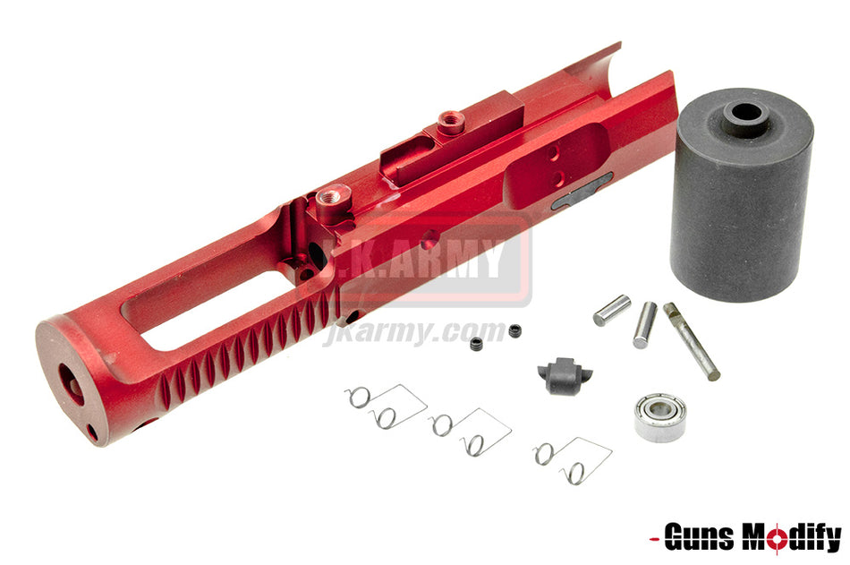 Guns Modify 7003T6 Aluminum CNC Speed Zero Bolt Carrier For TM MWS M4 ( Red )