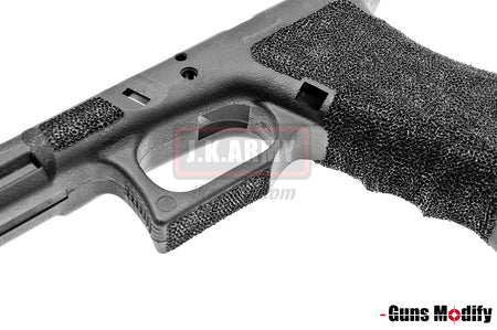 Guns Modify Polymer Gen3 RTF Frame for TM Model 17 / 18C with TT Style CNC Cut w/ Stripling ( Black ) ( G Series )