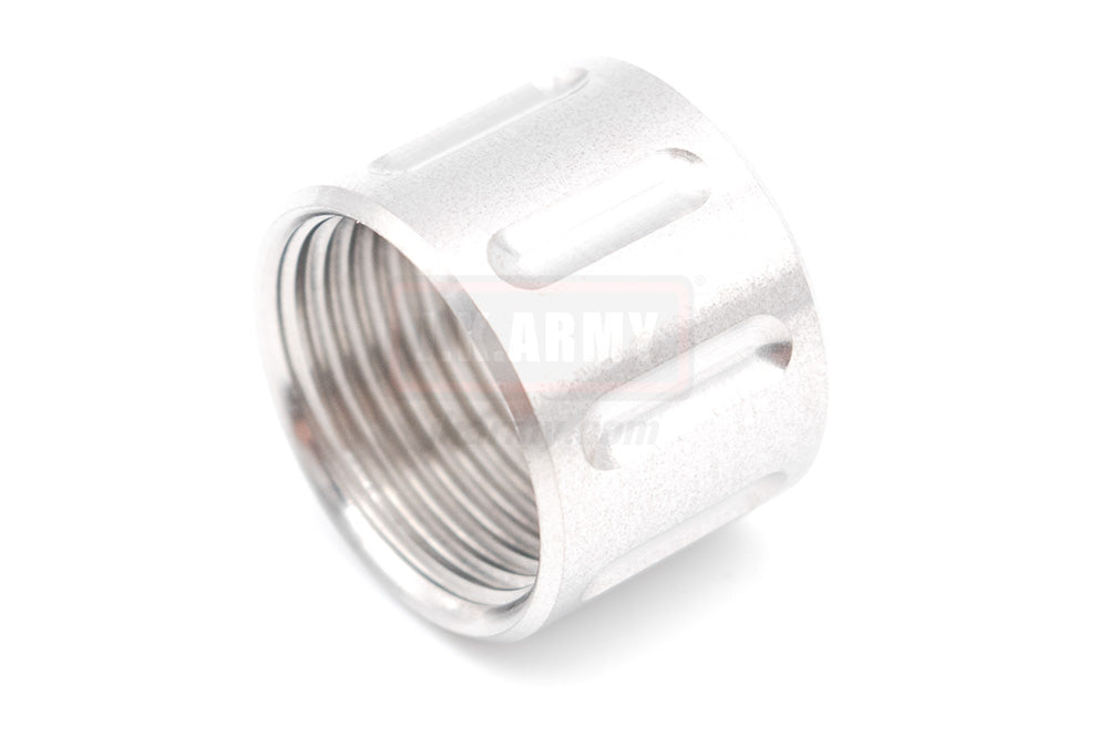 Guns Modify SF G17 Stainless Steel thread barrel For TM G17 GBB Pistol Series 14mm CCW-Silver