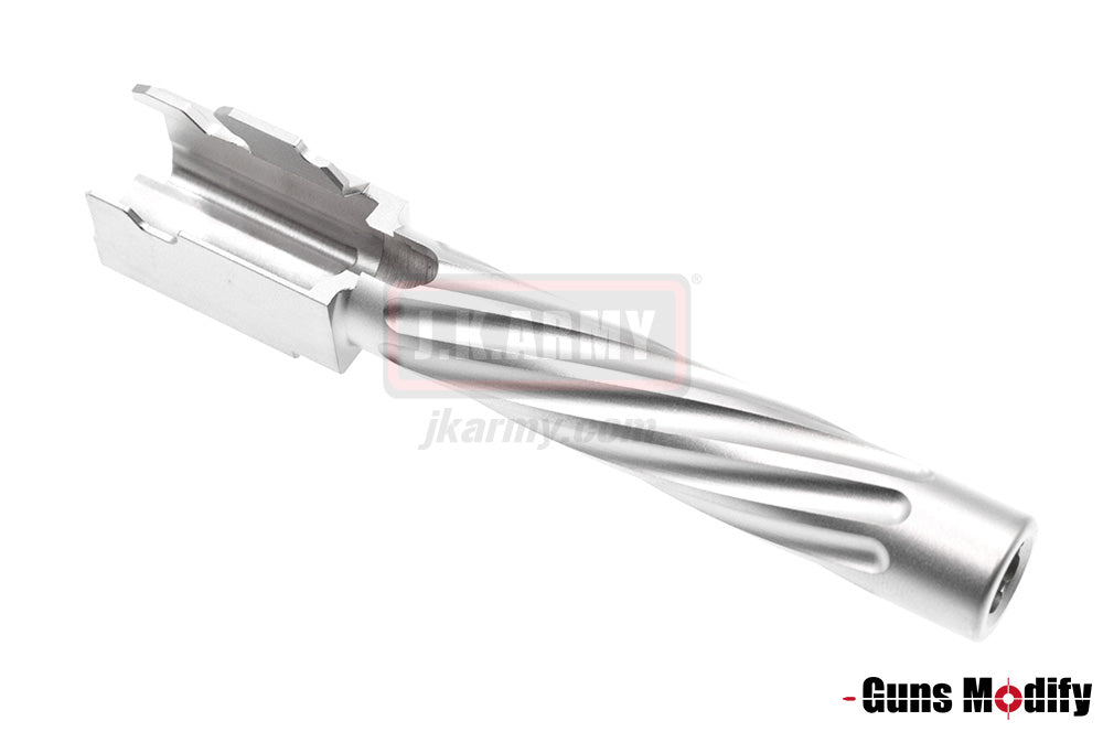 Guns Modify SF Style Stainless Steel Fluted Barrel For TM Model 17 ( SV )