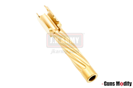 Guns Modify SF Style Stainless Steel Fluted Barrel For TM Model 17 ( Gold Nitride )