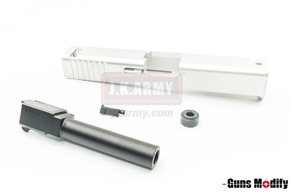 GunsModify Tiffany Full CNC Aluminum Slide Barrel Set for TM Model 19