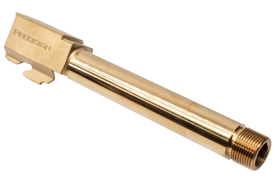 Guns Modify KM Style G Model 17 Steel Treaded Barrel for TM G17 GBBP ( Gold CCW )