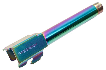 Guns Modify KM Style G Model 17 Steel Treaded Barrel for TM G17 GBBP ( Rainbow CCW )