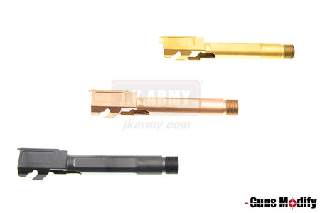 Guns Modify S Style Steel Threaded Barrel Set for TM Model 19 ( 14mm CCW ) ( Rose )