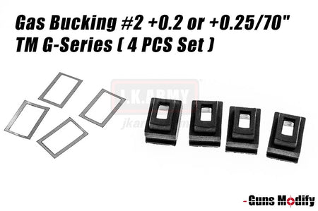 Guns Modify Magazine Gas Bucking #2 +0.2 or +0.25/70" TM G-Series ( 4pcs Set )