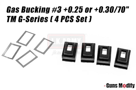 Guns Modify Magazine Gas Bucking #3 +0.25 or +0.30/70" TM G-Series ( 4pcs Set )