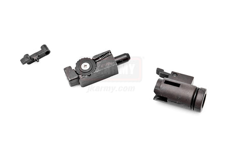 Guns Modify Zinc Alloy Hop Up Base and Adjuster Set For GM / HA / Tokyo Marui M4 MWS ( TM MWS GBB )