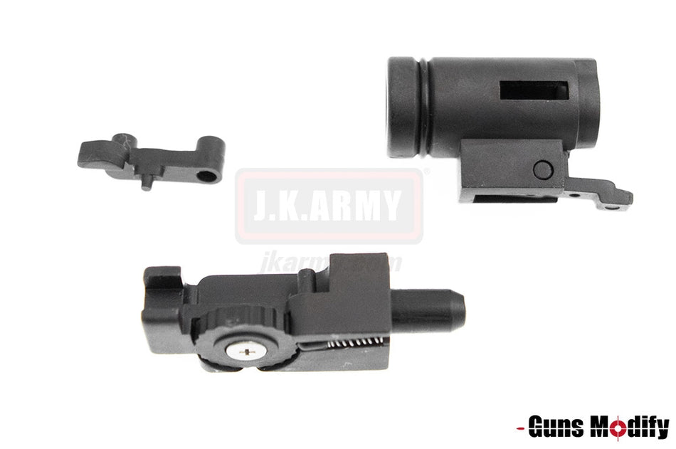 Guns Modify Zinc Alloy Hop Up Base and Adjuster Set For GM / HA / Tokyo Marui M4 MWS ( TM MWS GBB )