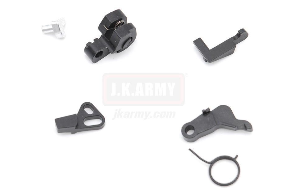 Guns Modify New 2020 CNC Steel Zero Firing Control Set 4 lbs Trigger Pull For TM G17 / 22 / 26 / 34 GBBP Series