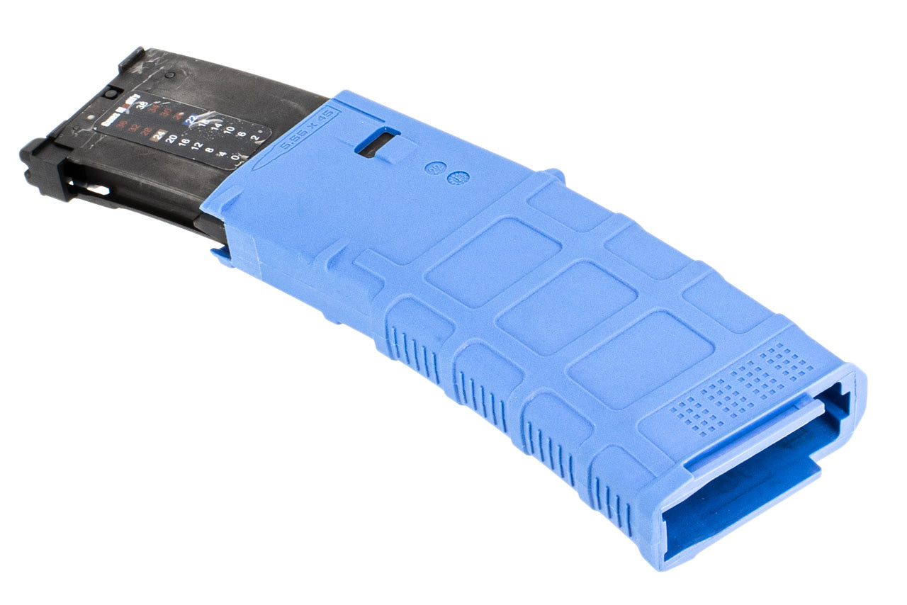Guns Modify EVO MWS 35Rds Gas Magazine for Marui TM MWS / MTR GBBR Series ( Training Blue )