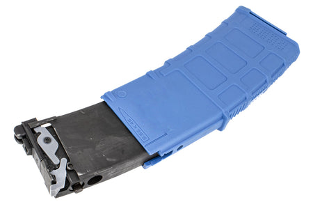 Guns Modify EVO MWS 35Rds Gas Magazine for Marui TM MWS / MTR GBBR Series ( Training Blue )