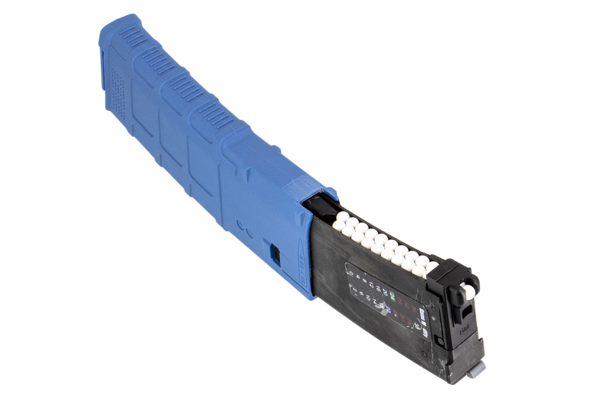 Guns Modify EVO MWS 35Rds Gas Magazine for Marui TM MWS / MTR GBBR Series ( Training Blue )