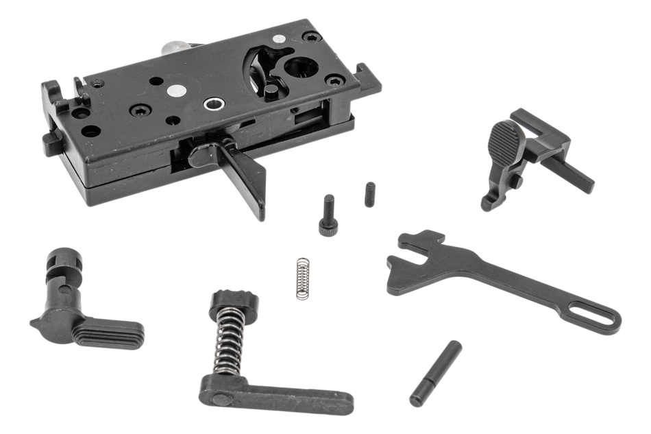 Guns Modify EVO Drop in Lower Full Steel Parts Set GEI Style Trigger For Tokyo Marui / GM M4 MWS ( TM MWS GBB ) ( Zinc Box V2 )