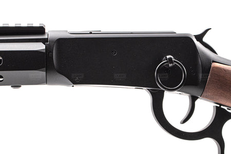 Double Bell Cowboy M1894 Short Type w/ Compensator Real Wood Stock Ejection Lever Action Rifle ( CO2 ) ( 6mm Version )