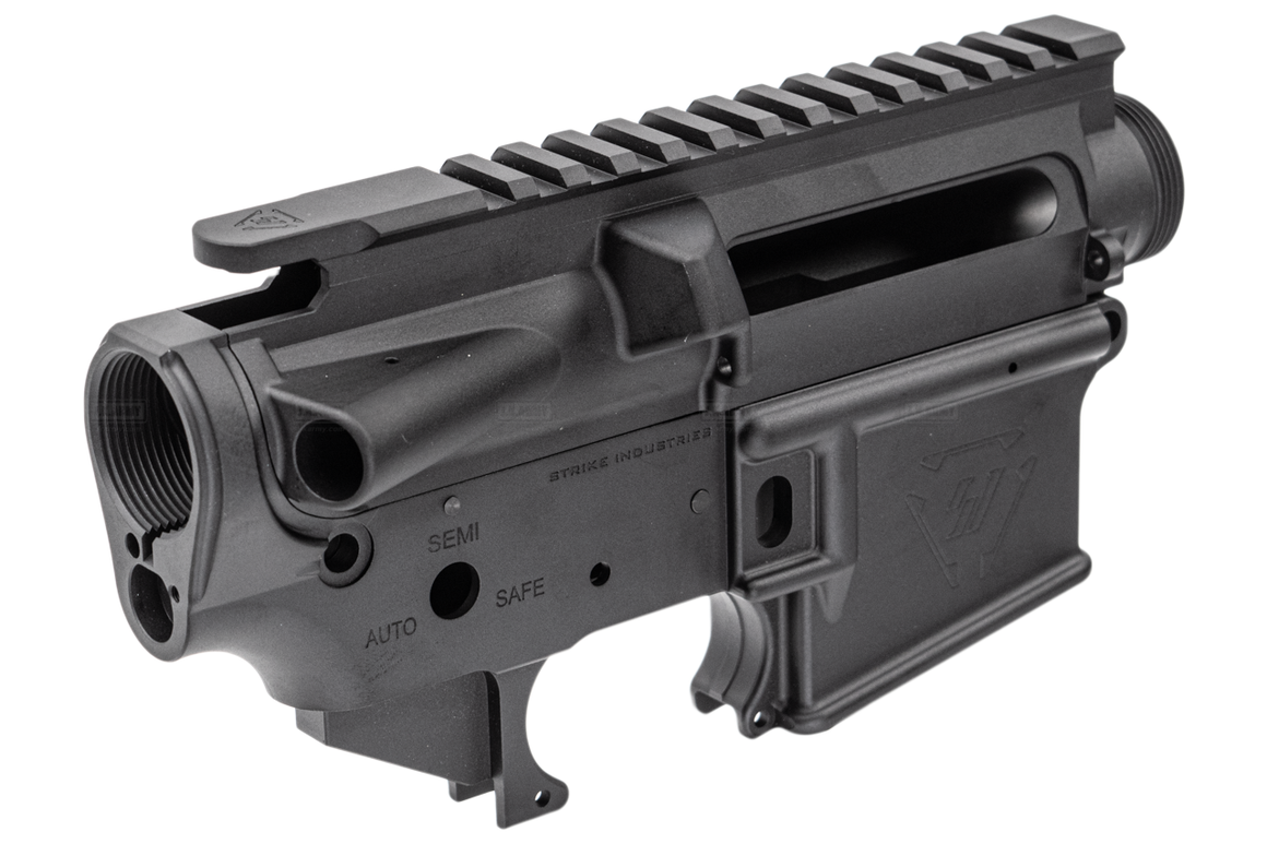 G&P MWS Forged Aluminum SI M4 Receiver Set with Hop Up Chamber ( Licensed by Strike Industries ) ( Anodized Black Finish ) ( TM MWS )